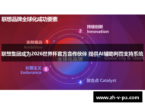 联想集团成为2026世界杯官方合作伙伴 提供AI辅助判罚支持系统